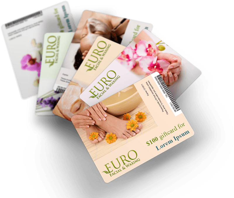 Giftcards for Euro Facial &amp; Waxing